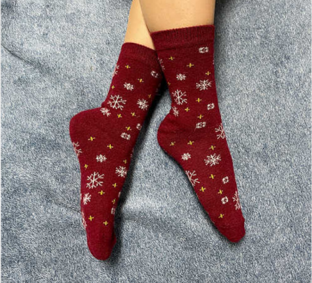 5in1 Sosete de dama, thermo din lana,  tematica de craciun, set 5 perechi, TNV6909 [2]