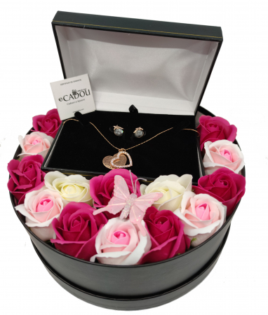 Pachet cadou cu 15 trandafiri din sapun AC-R153-M2 Luxury Love [1]