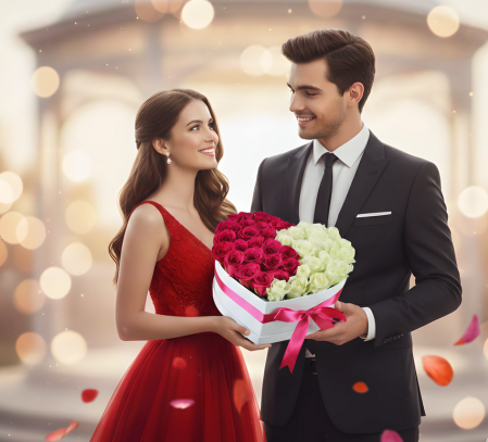 Aranjament Floral LOVE cu Trandafiri din Săpun – Cadou Elegant și Memorabil [1]