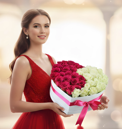 Aranjament Floral LOVE cu Trandafiri din Săpun – Cadou Elegant și Memorabil [3]