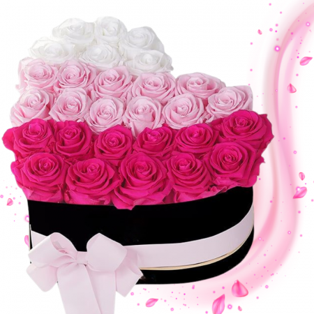 Pachete si seturi cadou femei - Aranjament Floral LOVE cu Trandafiri din Sapun Cadou perfect si elegant