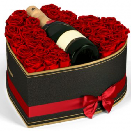 Aranjament Floral LOVE cu Trandafiri din Sapun Cadou perfect si elegant [2]