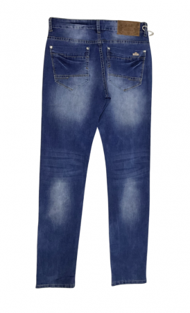 Blugi albastri barbati, serie clasica, subtiri LB-2016 [2]