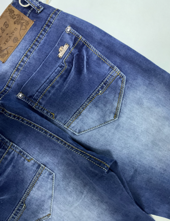 Blugi albastri barbati, serie clasica, subtiri LB-2016 [3]