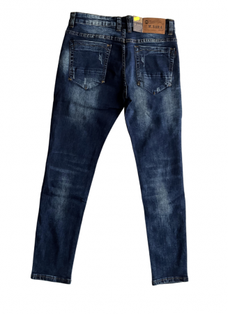 Blugi albastri pentru  baieti, serie SLIM KX039 [2]