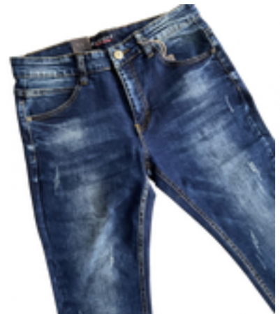 Blugi albastri pentru  baieti, serie SLIM KX039 [1]