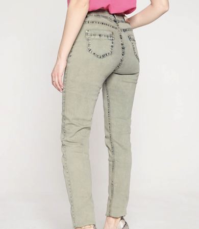 Blugi dama skinny negri cu talie normala FD9003-2 [2]