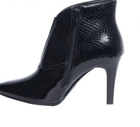 Botine Dama cu Toc Emilia Negru model Clasic [2]