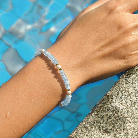 Bratara albastra, Thia Jewelry S.Steel, pentru dama, din otel inoxidabil, JC-BR2732-G34 [2]