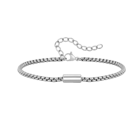 Bijuterii - Bratara argintie, Thia Jewelry S.Steel, pentru barbati, din otel inoxidabil, JC-BR2052-8