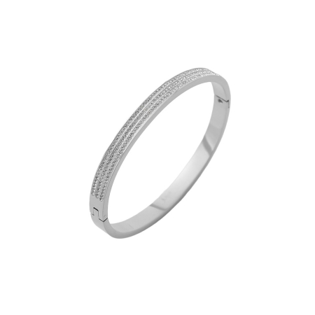 Fashion - Bratara argintie, Thia Jewelry S.Steel, pentru dama, din otel inoxidabil, NH-B070-8