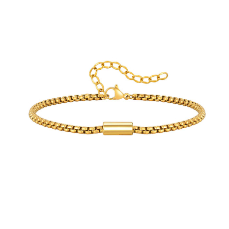 Bijuterii din inox - Bratara aurie, Thia Jewelry S.Steel, pentru barbati, din otel inoxidabil, JC-BR2052-9