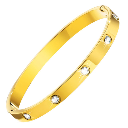 Bijuterii din inox - Bratara aurie, Thia Jewelry S.Steel, pentru dama, din otel inoxidabil, JC-B478-9