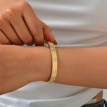 Bratara aurie, Thia Jewelry S.Steel, pentru dama, din otel inoxidabil, JC-B478-9 [1]