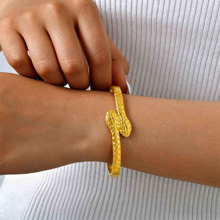 Bratara aurie, Thia Jewelry S.Steel, pentru dama, din otel inoxidabil, JC-B697-9 [1]