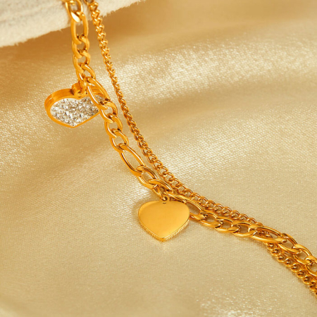 Bratara aurie, Thia Jewelry S.Steel, pentru dama, din otel inoxidabil, JC-GS1531-9 [1]