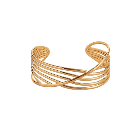 Fashion - Bratara aurie, Thia Jewelry S.Steel, pentru dama, din otel inoxidabil, NH-B015-9