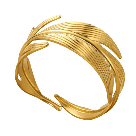 Fashion - Bratara aurie, Thia Jewelry S.Steel, pentru dama, din otel inoxidabil, NH-B035-9