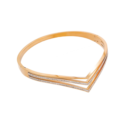 Fashion - Bratara aurie, Thia Jewelry S.Steel, pentru dama, din otel inoxidabil, NH-B041-9