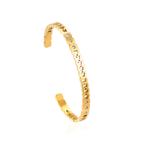 Fashion - Bratara aurie, Thia Jewelry S.Steel, pentru dama, din otel inoxidabil, NH-B050-9