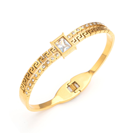 Fashion - Bratara aurie, Thia Jewelry S.Steel, pentru dama, din otel inoxidabil, NH-B065-9