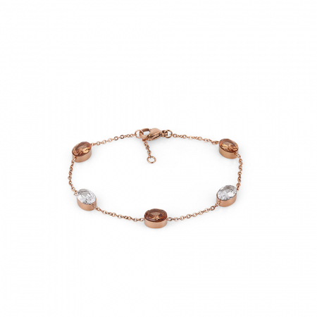 Fashion - Bratara auriu rose, Freelook, pentru dama, din otel inoxidabil, FRJ.3.3062-4