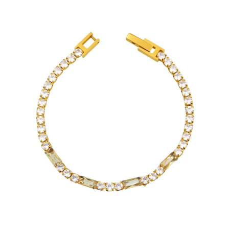 Bijuterii din inox - Bratara galbena, Thia Jewelry S.Steel, pentru dama, din otel inoxidabil, JC-BE594-16