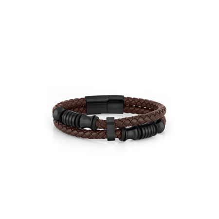 Fashion - Bratara maro, Santa Barbara Polo, pentru barbati, din piele, SBJ.15.10009-4
