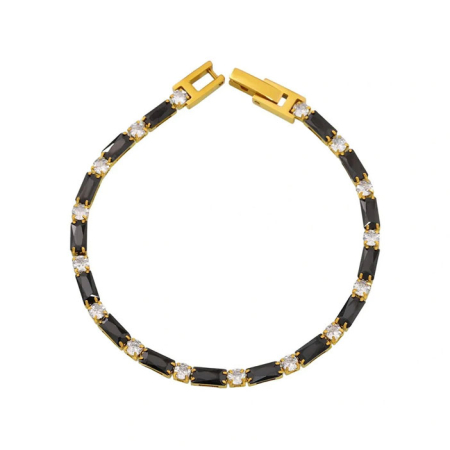 Fashion - Bratara neagra, Thia Jewelry S.Steel, pentru dama, din otel inoxidabil, JC-BE595-23