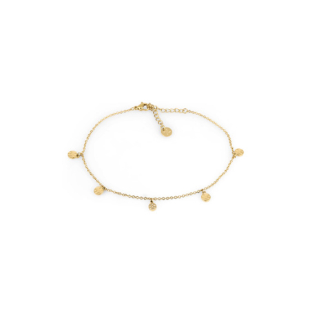 Fashion - Bratara picior cu banuti; lungime 240 mm si prelungire 50 mm