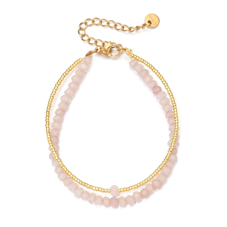 Fashion - Bratara roz, Thia Jewelry S.Steel, pentru dama, din otel inoxidabil, NH-B005-28