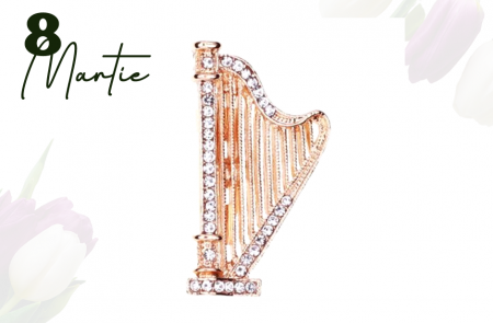 Broșă model Harpa Aurie  SC23.087 [0]