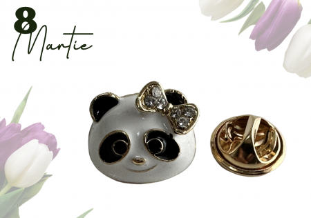 Bijuterii - Brosa URS PANDA  2x2 cm  BR23.059