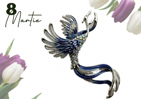 Brosa Pasărea Phoenix  5x8 cm  BR23.033 [0]