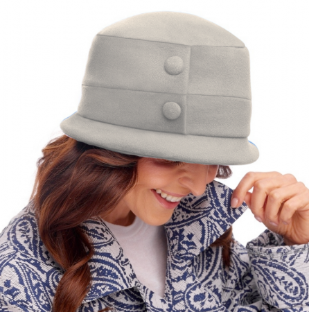 Caciula de dama  100% lana,TTS24.01.AP2306 gri  Rabionek Polonia [0]