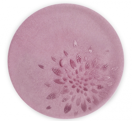 Caciula de dama stil bereta 100% lana, marime universala  BA23.03.699 pink Rabionek Polonia [0]