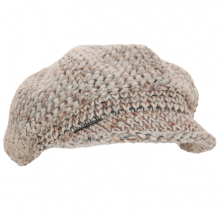 Caciula de dama stil bereta EMILIA cu cozoroc 100% lana  TTO22.01.T037 Rabionek Polonia [1]