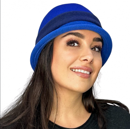 Palarie de dama  MANDY tip galeata 100% lana, marime 58-60 D24.01 M albastru  Rabionek Polonia [2]