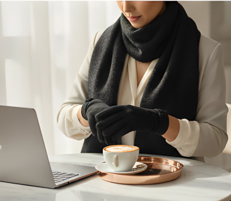 Cadoul perfect de Crăciun - set 2in1 pentru femei  5709 negru [3]