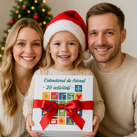 Calendarul de advent - Magia Sarbatorilor de Craciun cu  20 activități copii SilverBox [4]