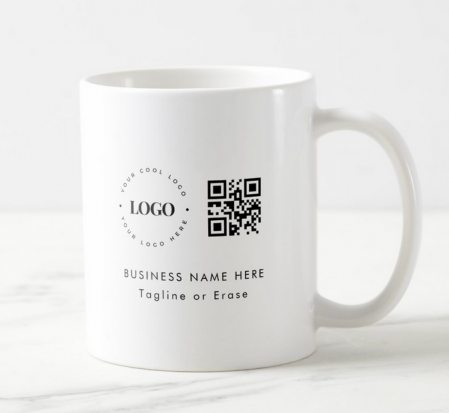 Cani personalizate copii - Cana personalizata cu logo  pentru companii printat pe ambele părți LOGO225