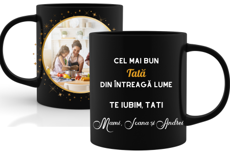 Cana personalizata cu poza si text pentru cel mai bun tata CPF115_14 [1]