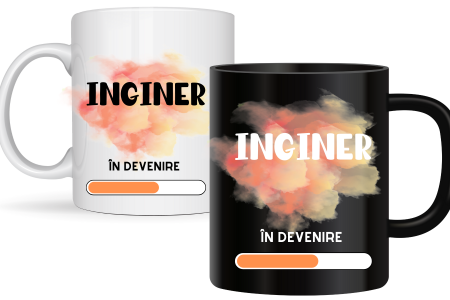 Cadouri aniversare - Cana personalizata Inginer in devenire 330ml 3036