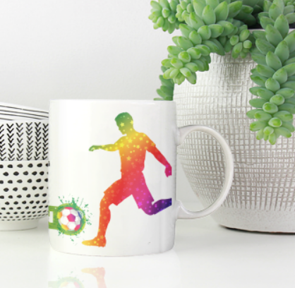 Cană personalizată fotbal cu poză și nume sau text CPF10002 [1]
