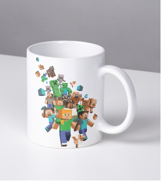 Cana personalizata Minecraft, cadou special pentru copii