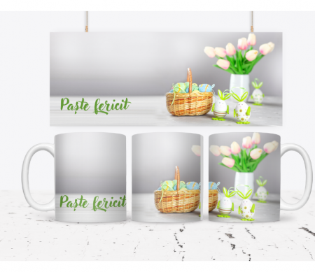 Cani personalizate copii - Cana personalizata Paste fericit CPF112_19