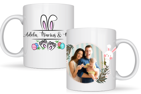 Cani personalizate copii - Cana personalizata Paste fericit CPF112_26