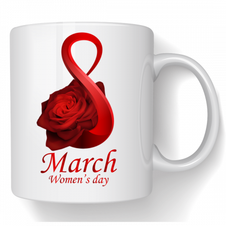 Cadouri aniversare - Cană personalizată pentru Mama de 8 Martie SFM2004
