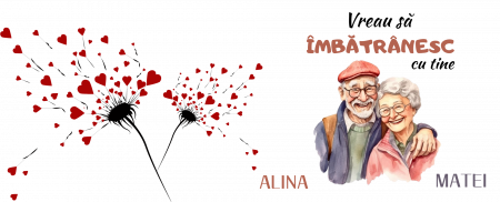 Cana personalizata pentru cuplu Vreau sa imbatranesc cu tine CFB1003 [1]