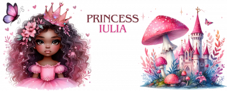 Cană personalizată pentru fetite cu printese  KID1004 Princess [2]
